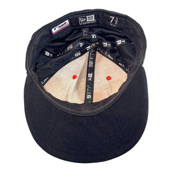 Baltimore Orioles New Era 59Fifty MLB Authentic Fitted Cap 7 3/8 Black & Orange - Picture 10 of 10